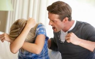 Муж бьет жену, терпеть или бросать?